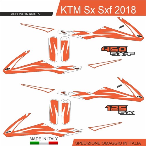 Adesivi per ktm 2018 125 - ktm, sx