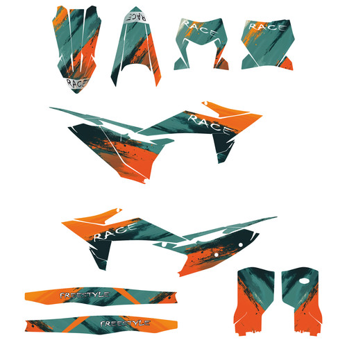 Adesivi grafiche ktm exc - grafiche,