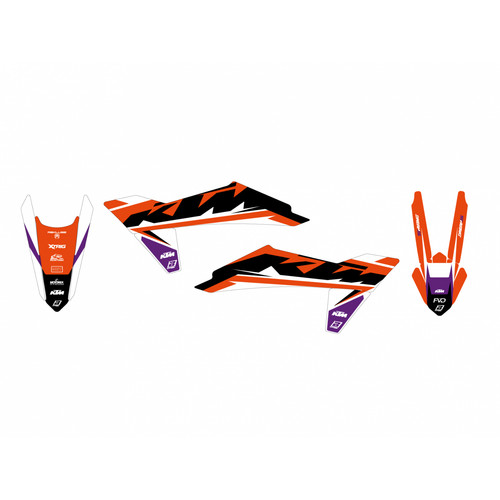 Kit adesivi grafiche ktm - adesivi, exc