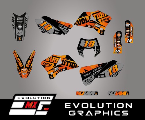 Kit grafiche adesivi evo - adesivi, ktm