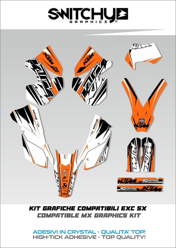 Kit grafiche adesive ktm - adesive, sx