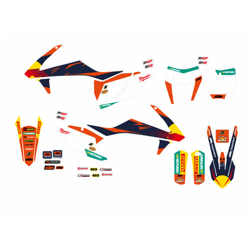 Kit adesivi grafiche - ktm, exc