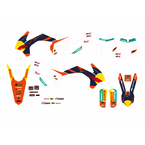 Kit adesivi grafiche ktm exc - grafiche,