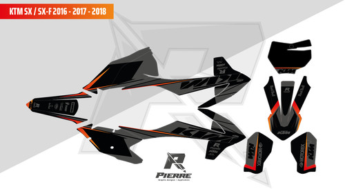 Grafiche ktm sx f - ktm, /