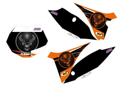 Kit grafiche ktm f exc - grafiche,