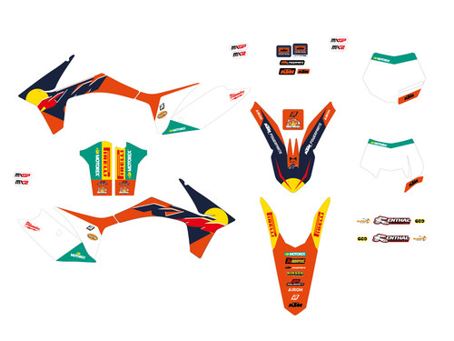 Kit adesivi grafiche ktm - kit,