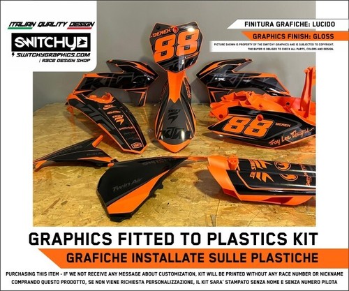 Plastiche grafiche ktm 2013 - plastiche, +