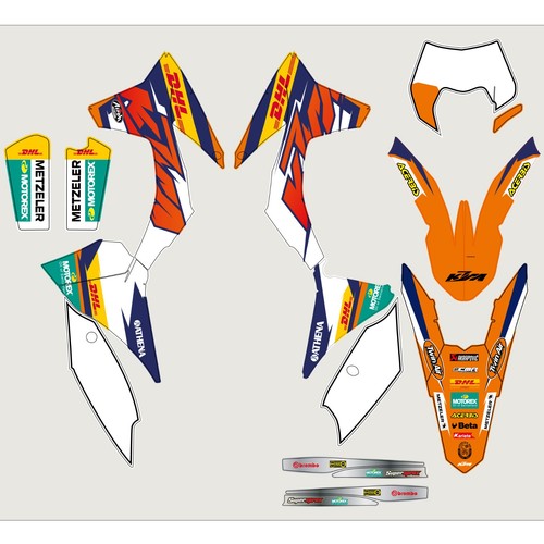 Kit grafiche adesivi - kit,