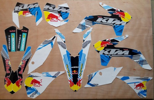 Kit grafiche adesivi per ktm - adesivi,