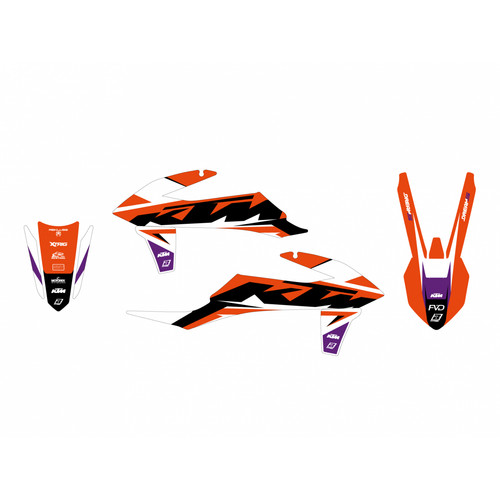 Kit adesivi grafiche ktm exc - adesivi,
