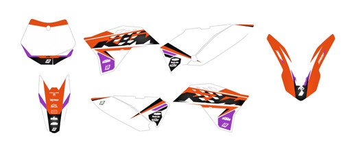 Kit adesivi grafiche ktm 65 - kit,