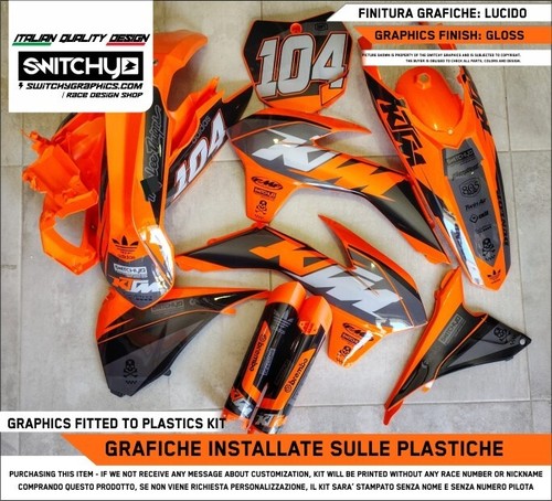 Plastiche grafiche ktm 2013 - plastiche, +